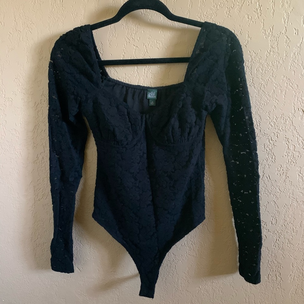 ♡ Black cotton bodysuit ♡